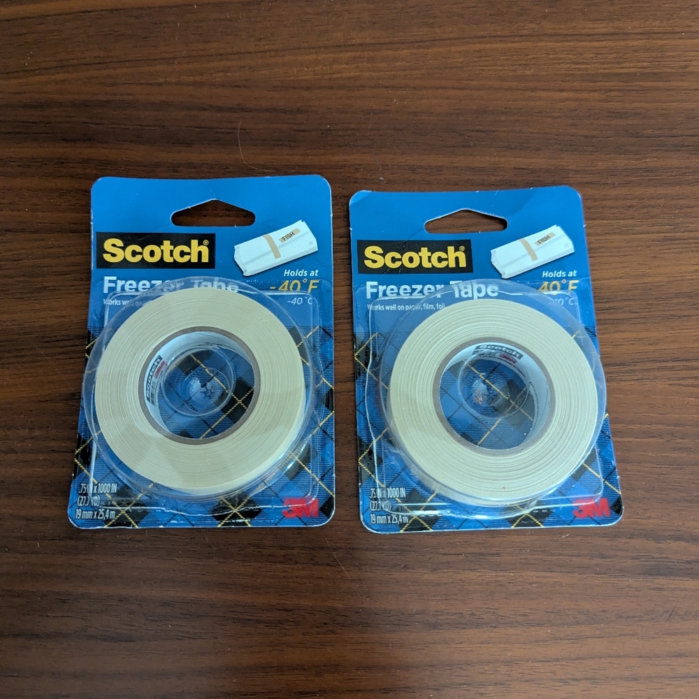 New Scotch Freezer Tape White